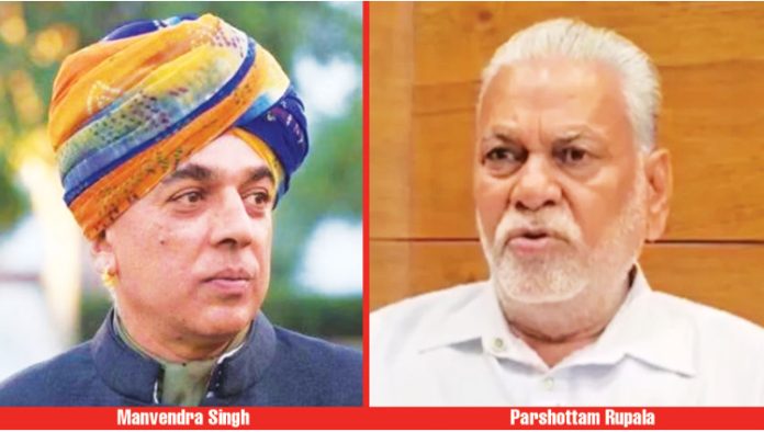 Rupala should seek apology from Rajputs, says Manvendra Singh