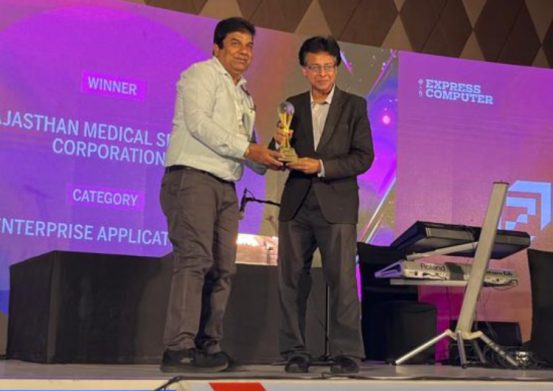 Rmscl Rajasthan RMSCL receives excellence award for e-medicine software | The BuckStopper